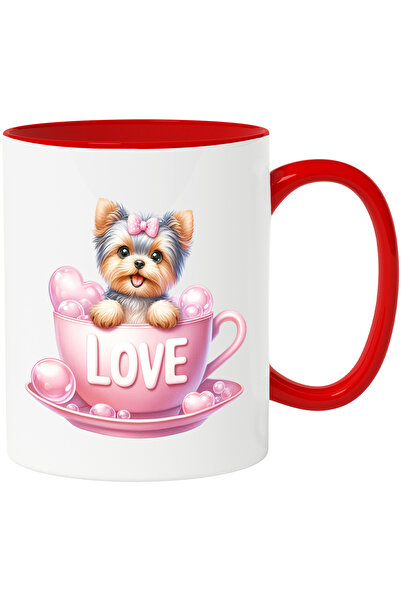 StoryGift Romania Cana cu o catelusa vesela de talie mica | ilustratie | sta ...