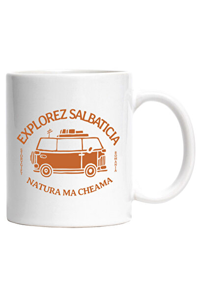 StoryGift Romania Cana explorez salbaticia caravana natura aventura, 330ml, C...