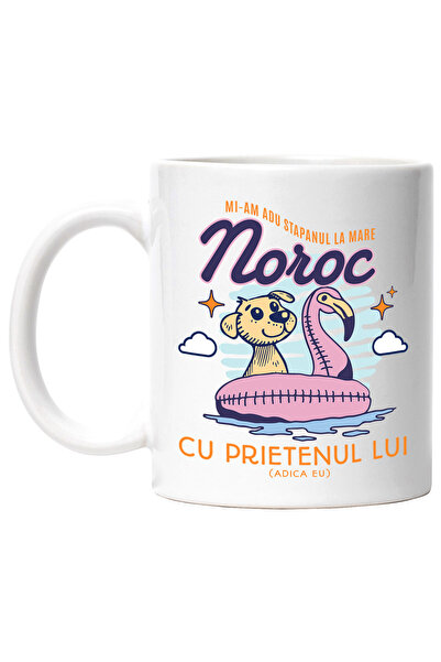 StoryGift Romania Cana mi-am adus sapanul la mare, noroc cu prietenul, 330ml,...