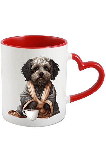 StoryGift Romania Cana cu un catel cenusiu caruia ii este frig | ilustratie |...