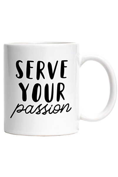StoryGift Romania Cana cu textul "Serve your passion" - serveste-ti pasiunea ...