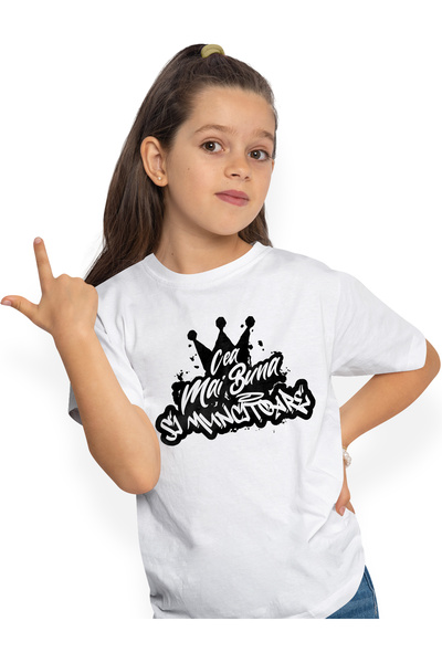 StoryGift Romania Tricou Copii Fete Pentru Cea Mai Buna Si Muncitoare, Apreci...