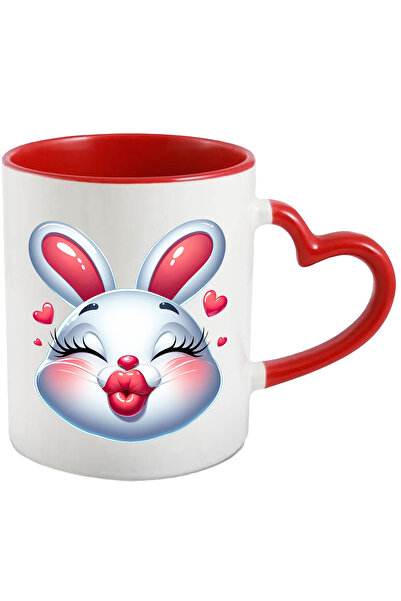 StoryGift Romania Cana cu o iepuroaica vesela care da un pupic | ilustratie |...