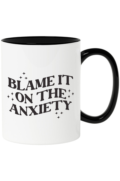 StoryGift Romania Cana cu mesaj care te indeamna sa dai vina pe anxietate cu ...