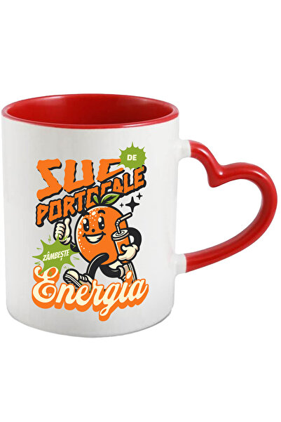 StoryGift Romania Cana Suc de portocale_ Energia care zambeste , 330ml, Ceram...