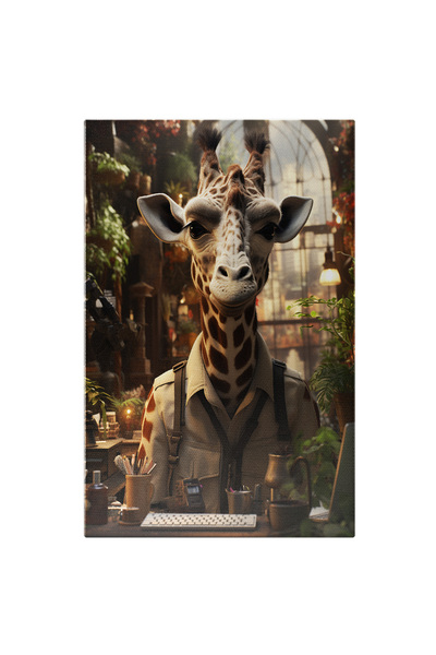 StoryGift Romania Tablou Canvas: Inteligența Animalelor Din Savană Descoperit...