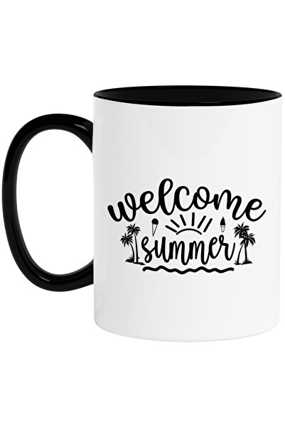 StoryGift Romania Cana cu textul in engleza "Welcome, summer" - bun-venit var...