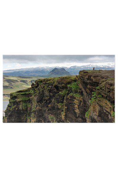 StoryGift Romania Tablou Canvas 120 x 80CM Glaciatie in Vik, Islanda - Gheata si Peisaj Vulcanic 120x80CM STG