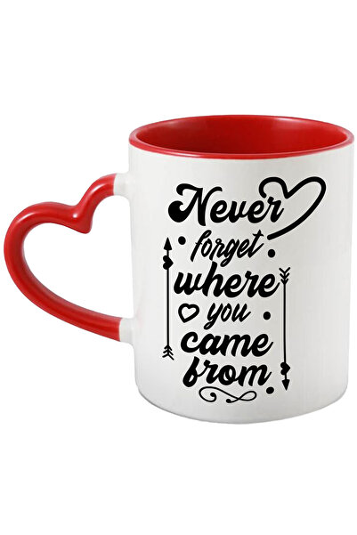 StoryGift Romania Cana cu un mesaj motivational "Never forget where you came ...