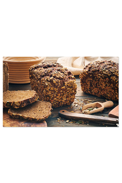 StoryGift Romania Tablou Canvas Paine Facuta In Casa Pe O Masa De Lemn Inchis...