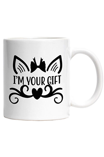 StoryGift Romania Cana cu inimioare si textul in engleza "I'm your gift" - ca...