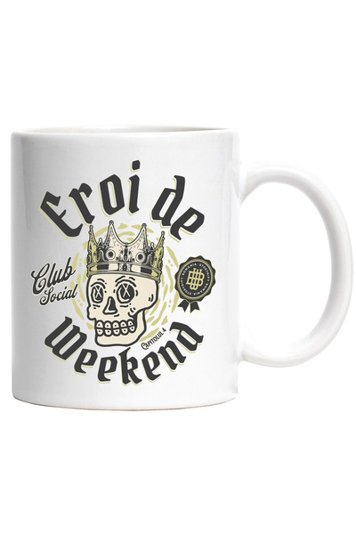 StoryGift Romania Cana Eroi de weekend petrecere craniu cu coroana rege, 330m...