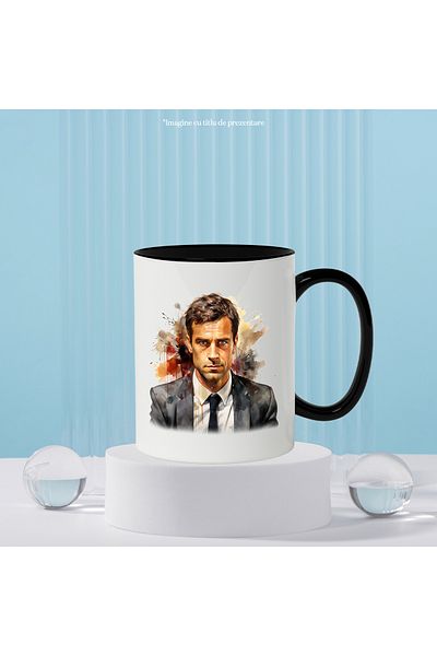 StoryGift Romania Cana Cu Patrick J. Adams, Mike Ross, Suits, Seriale, Multicolor 330 ml, Ceramica, Cu