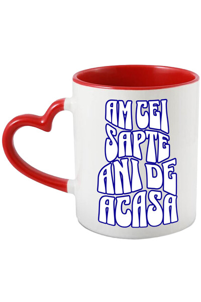 StoryGift Romania Cana cu Mesaj Stil Bizar Text Am Cei Sapte Ani De Acasa Edu...