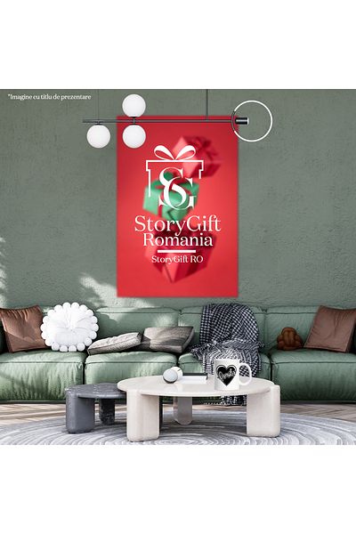StoryGift Romania Cana cu inimioara pentru cei care isi iubesc foarte mult familiile cu Maner Alb, Cu Maner Alb STG