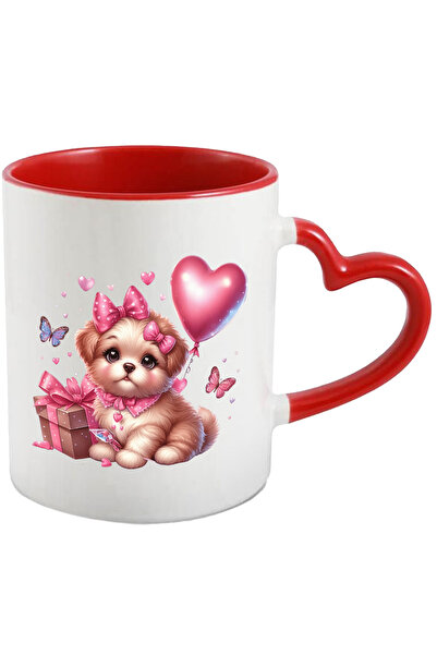 StoryGift Romania Cana cu o catelusa imbujorata | timida | ilustratie | cadou...