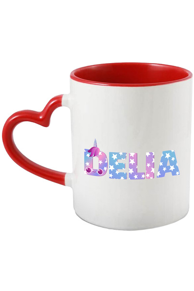 StoryGift Romania Cana Cu Numele Delia, Unicorn, Printesa, Fairytale, Dragut,...