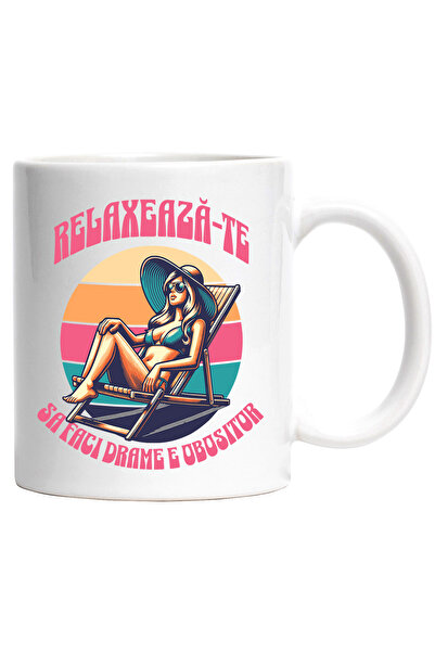 StoryGift Romania Cana relaxeaza-te femeie sa faci drame e obositor plaja, 33...