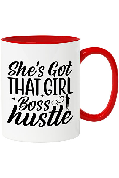 StoryGift Romania Mug for a girl who has a hardworking boss attitude with a R...