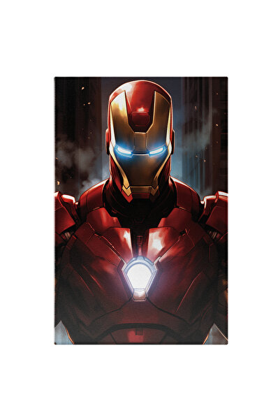 StoryGift Romania Tablou Canvas: Portretul Personajului Iron Man Din Universul Marvel - Armura Costum Pictura Di