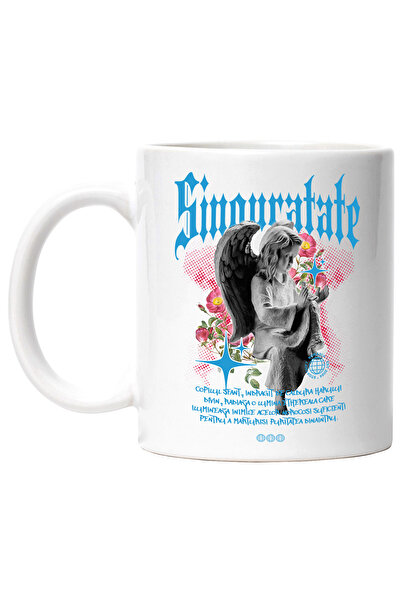 StoryGift Romania Cana Ingerul Singuratic - Copilul Sfant, 330ml, Ceramic cu ...