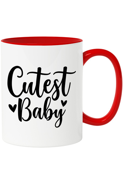 StoryGift Romania Cana cu inimioare pentru cel mai dragalas bebelus - familie...