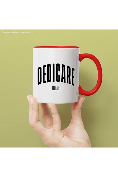 StoryGift Romania Mug The Word Dedication, Motivational, Self Help, Self Understanding, Appreciation, , With ,STG