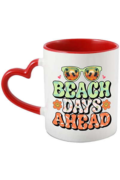 StoryGift Romania Cana cu mesajul "Beach days ahead", vara, vacanta, relaxare...