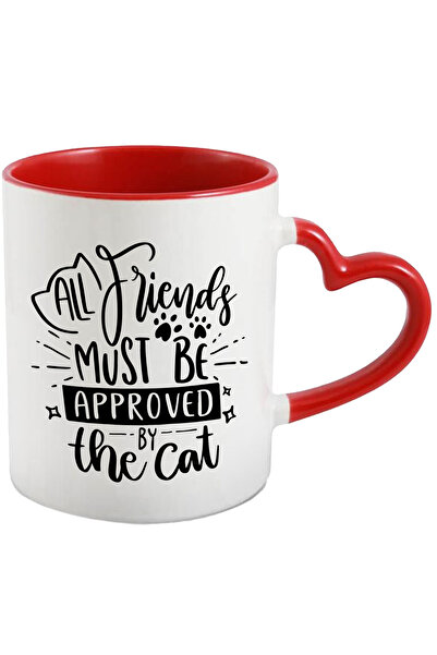 StoryGift Romania Cana cu labute si mesajul "Toti prietenii trebuie sa fie ap...