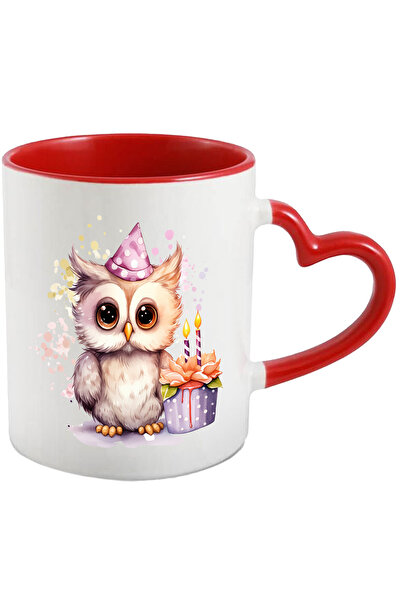 StoryGift Romania Cana cu o bufnita la aniversarea ei | ilustratie | zi de na...