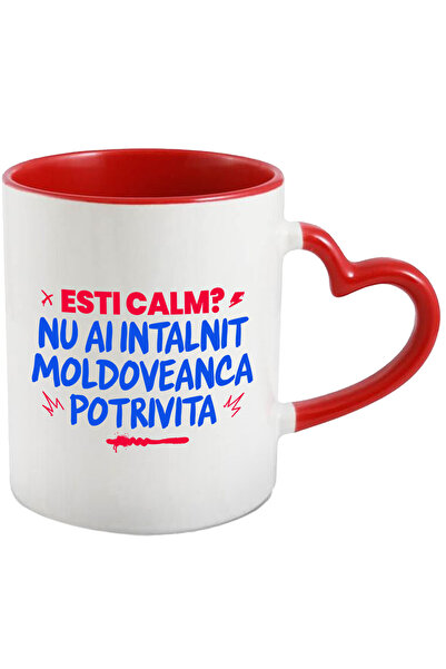 StoryGift Romania Cana cu Mesaj In Limba Romana Colorat Esti Calm Nu Ai Intal...