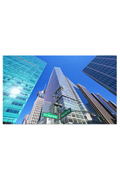 StoryGift Romania Tablou Canvas: Skyline-ul Din New York - Privire De Sus