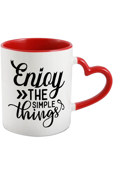 StoryGift Romania Cana cu mesajul "Enjoy the simple things" - bucura-te de lu...