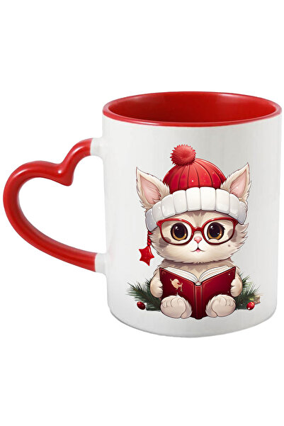 StoryGift Romania Cana cu o pisicuta care tine o carte deschisa | ilustratie ...