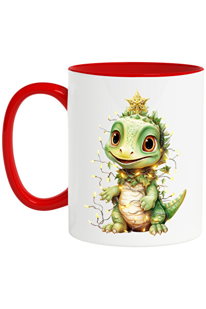 StoryGift Romania Cana cu un dinozaur micut | verde | ilustratie | incurcat i...