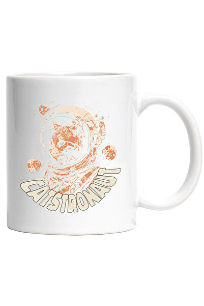 StoryGift Romania Cana Cu Mesaj Catstronaut, Pisica, Astronaut, Spatiu, Plane...