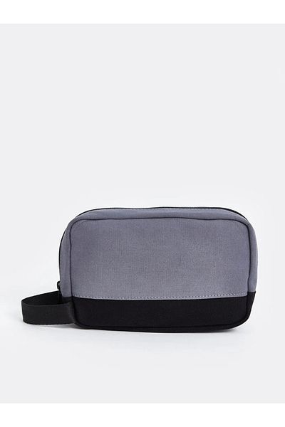 LC Waikiki Lcw Accessories Gray Zippered Men's Handbag