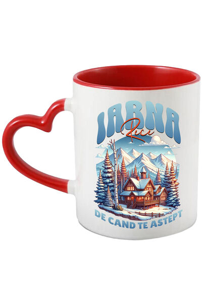 StoryGift Romania Cana cu Priveliste Cabana in Padure Zapada Text De Cand Te ...