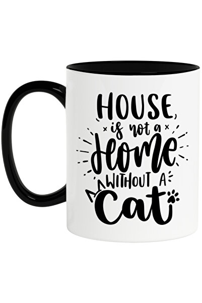 StoryGift Romania Cana cu mesajul "Casa nu este "acasa" fara o pisica" - impo...