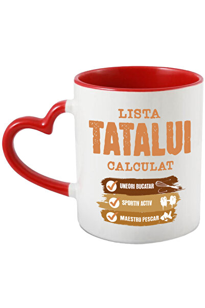 StoryGift Romania Cana Tata-lista bucatar, iubitor de gatit familie, 330ml, C...