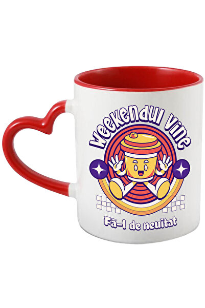 StoryGift Romania Cana Weekendul vine, fa-l de neuitat pahar de cafea, 330ml,...