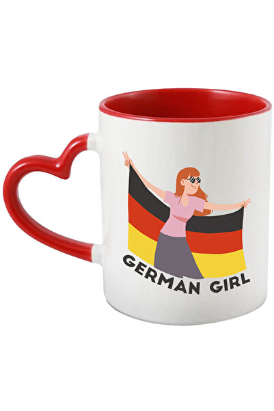 StoryGift Romania Cana Cu Mesaj In Engleza German Girl, Steag, Germania, Oche...