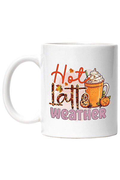 StoryGift Romania Cana cu mesajul "Hot Latte weather", fierbinte, cafea, vrem...