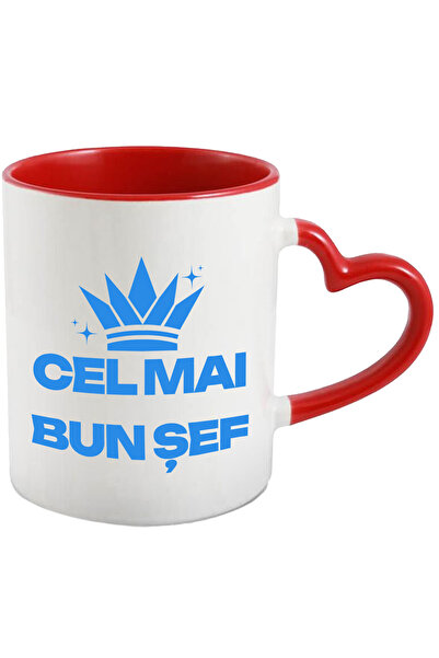 StoryGift Romania Cana cel mai bun sef coaroana de rege, munca, patron, 330ml...