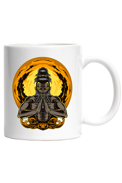 StoryGift Romania Cana Cu Barbat, Flacari, Sfera, Muschi, Fantasy, Luptator, ...