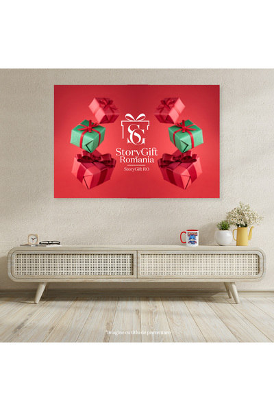 StoryGift Romania Super Anastasia Mug, Superhero, Flying Cat, 330ml, Ceramic with Red Handle, With Handle, STG.