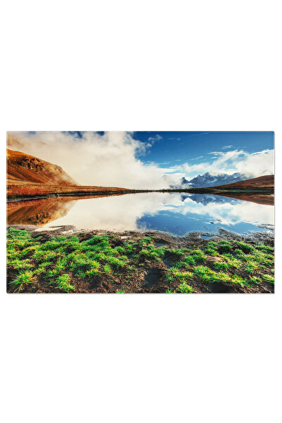 StoryGift Romania Tablou Canvas, Peisaj Montan La Apus In Georgia, Culori Cal...