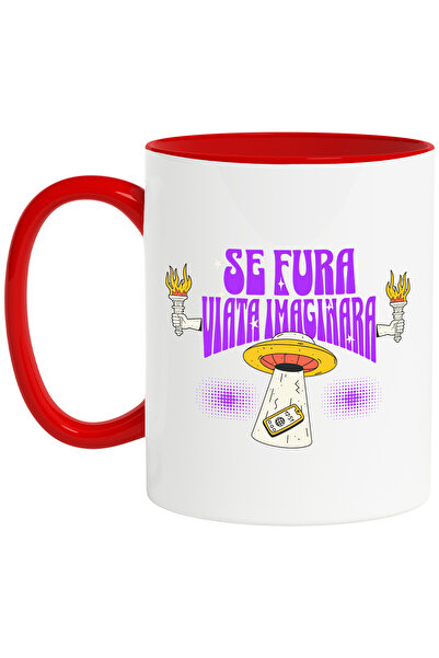 StoryGift Romania Cana se fura viata imaginara extraterestru telefon, 330ml, ...
