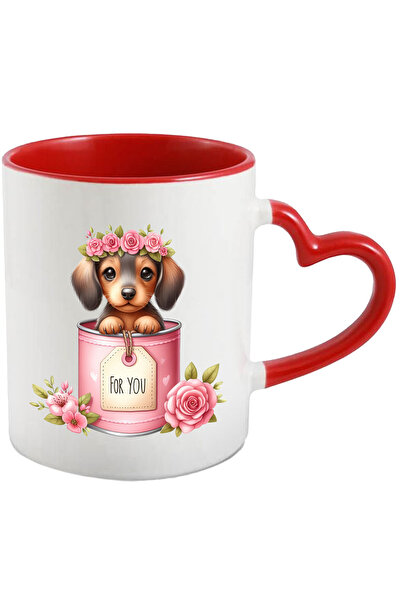 StoryGift Romania Cana cu o catelusa timida care iese dintr-o conserva | flor...