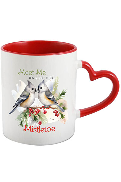 StoryGift Romania Mug with 2 sparrows sitting on a branch with the message "M...